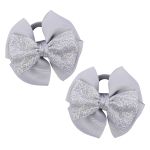 Набор резинок для волос, 10 шт, №02 серый-серебристый, Cherry Mary DR07036