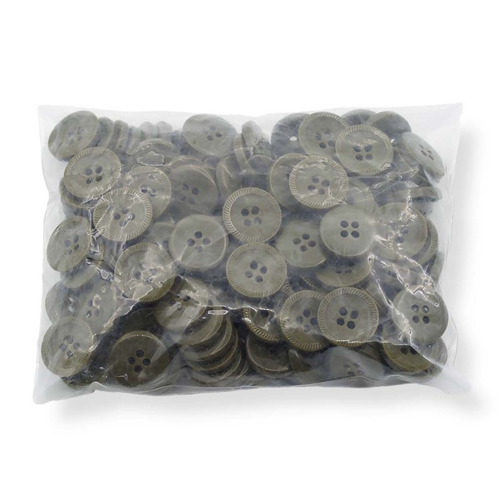 Пуговицы 4 прокола 24L (C242 хаки), 0313-1097А, 144 шт