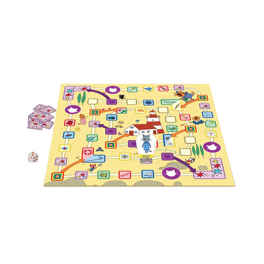 Игра настольная Три кота. Поход к маяку, Zvezda 8769