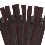 Молния трактор Arta Т6 (6 мм) 1 зам., разъем., 65 см, цв. 068 т.коричневый, уп.5 шт