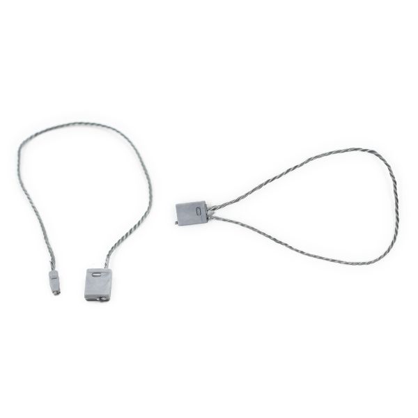 Микропломба (биркодержатель) ПЭ 15см, ≈1000 шт, New Star (528 т.серый)