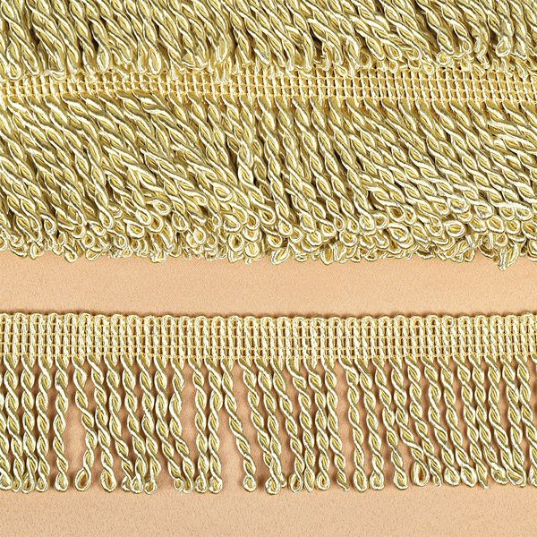 Бахрома отделочная 62.0 мм / 10 метров, цв.шампань