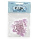 Пуговицы на ножке Розочки, 10 шт (6 св.сиреневый)