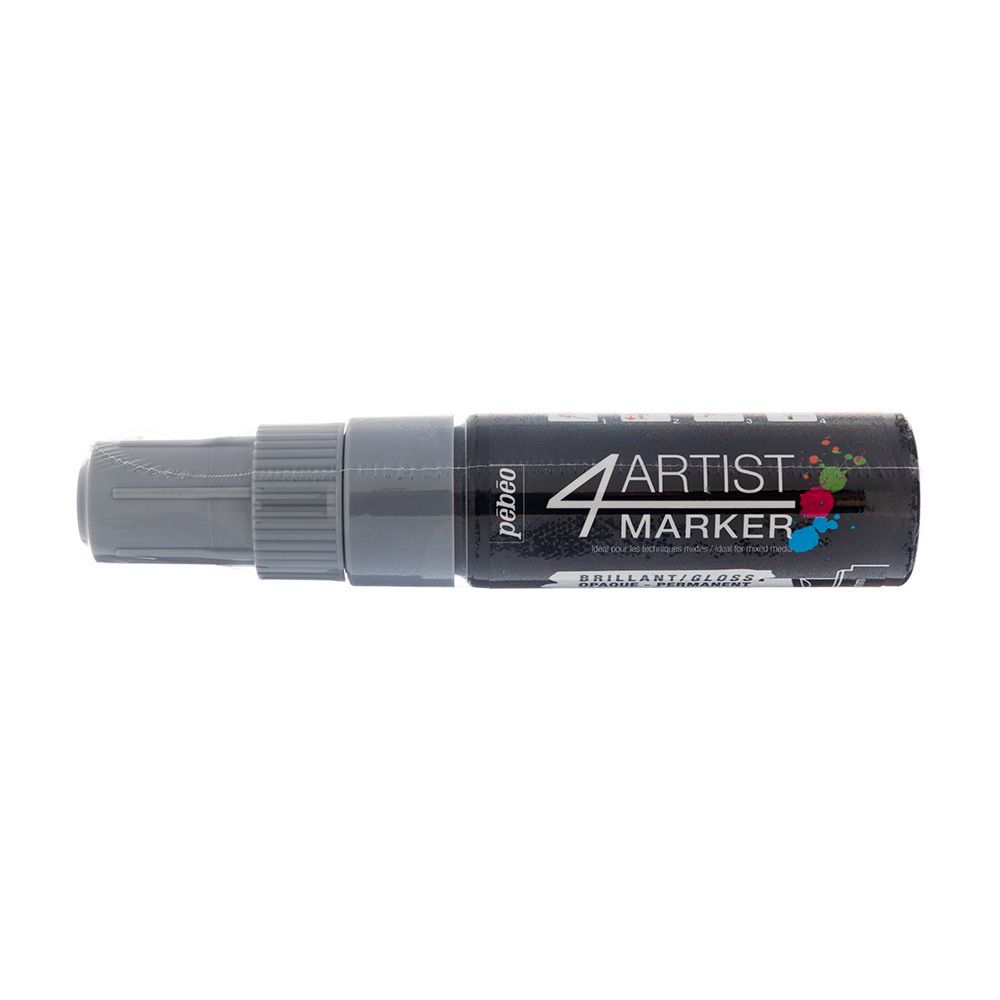 Маркер художественный 4Artist Marker на масляной основе 8 мм, перо скошенное 3 шт, 580248 серый, Pebeo