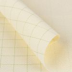 Канва Aida 14 ct, 150х100 см, 92% хлопок, 8% терилен, кремовый в клетку, Gamma K04R