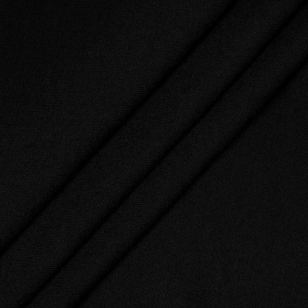 Вискоза трикотажная 240 г/м², 180 см / 1 метр, TBY.023709, черный