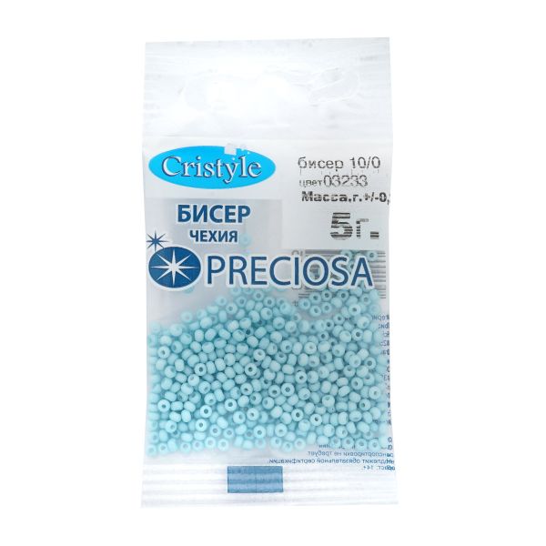 Бисер Preciosa 10/0 (2.3 мм), 50 г (10х5 г), цв. 03233