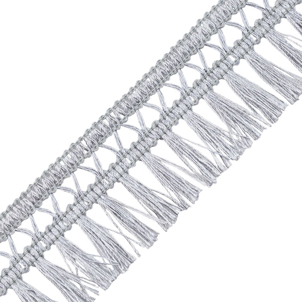 Бахрома отделочная 50.0 мм / 25 метров, 154 светло-серый, 0390-0040, T-04