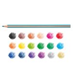 Карандаш цветной деревянный заточенный 18 цв, Carioca 43392