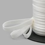 Резинка бельевая (бретелечная) блестящая 10.0 мм / 50 метров, белый, ML177.010