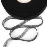 Паутинка клеевая 25 мм / 10 рол. по 100 м, черный 23 г/м², Ideal