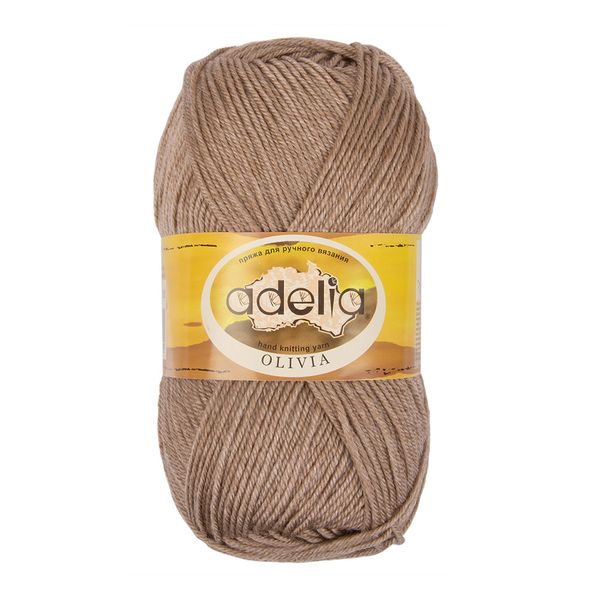 Пряжа Adelia Olivia / уп.5 мот. по 100г, 250м, 18 бежевый