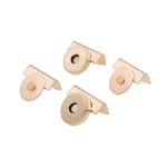 Замок застежка для сумки магнитный 20х17х14мм, 2 шт, LMKZ-001 золото