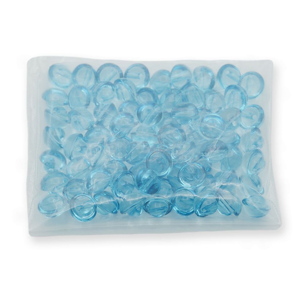 Пуговицы на ножке 16L=10 мм (Sea (морской)) AK06, 72 шт