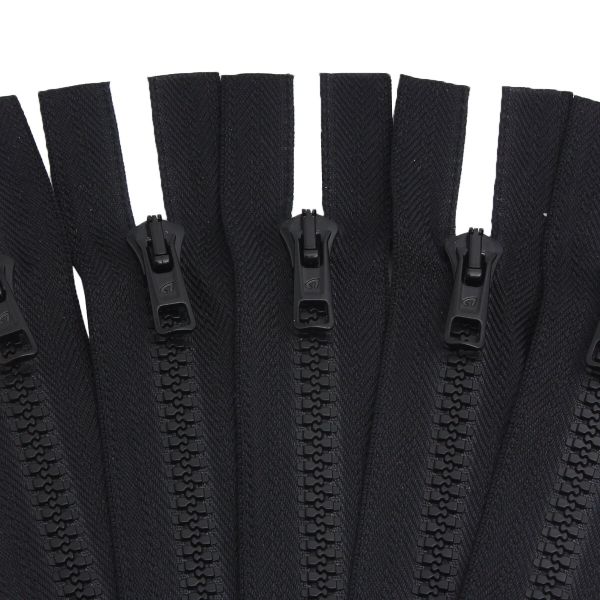 Молния трактор Arta Т6 (6 мм) 1 зам., разъем., 50 см, цв. 077 черный, уп.5 шт