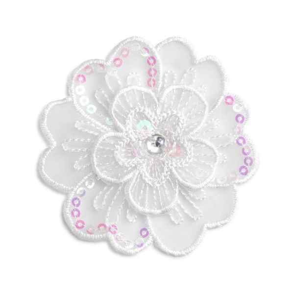 Термоаппликация Цветок праздн. бел./стр. Prym