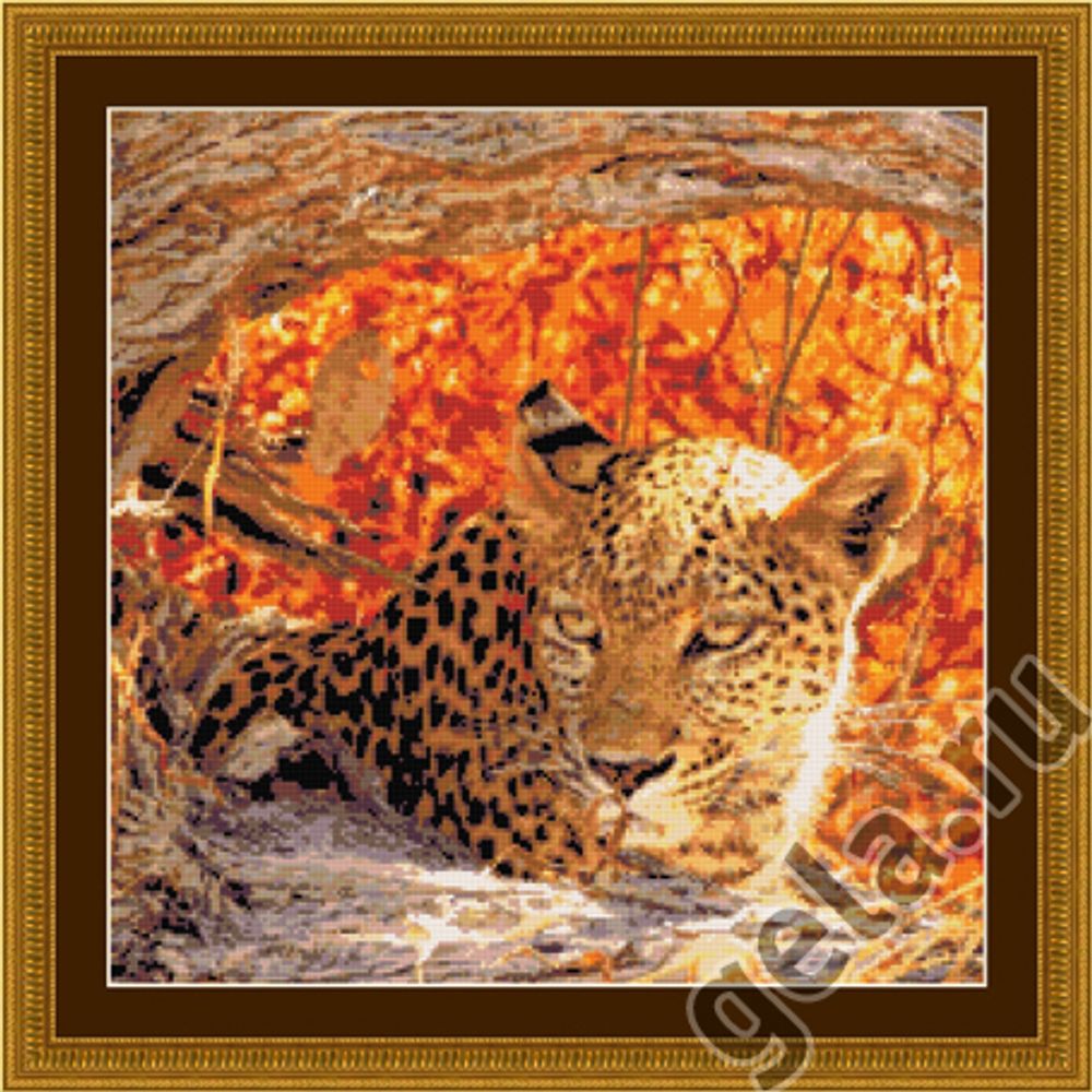 Kustom Krafts, Затаившийся леопард, 40,6х40,6 см