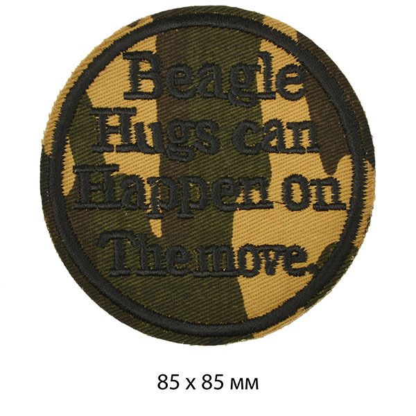 Термоаппликация TBY.A21 Круглый шеврон 85х85 мм, уп.10 шт