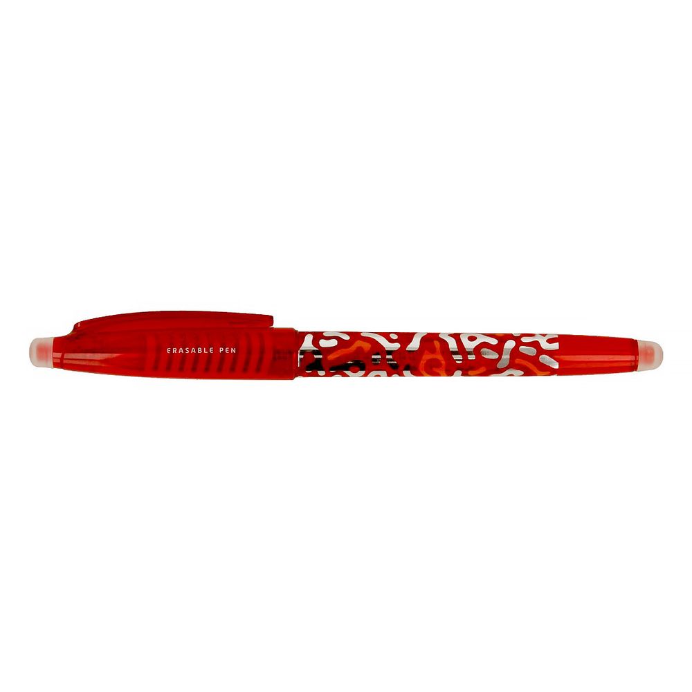 Ручка гелевая пиши-стирай OOPS ⌀0.7 мм, 1 мм, 12 шт, 42044/03 цвет чернил: красный, Carioca