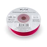 Лента капроновая (органза) 15.0 мм / 22.8±1 метра, 118 малиновый, Blitz OR-15