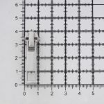 Слайдер (замок) для молнии спираль Т5 (5 мм), никель 32,5х8,5 мм, 20 шт, ГДЖ837