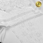 Кружево бельевое эластичное 180 мм / 25 м, 920, цв.01 белый, Kruzhevo