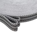 Стропа (ременная лента) 38 мм / 45.72 метра, [38.82 г/пог.м], с принтом 2-сторонняя, T070 черный/белый, 3Al352