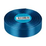 Лента атласная 1-сторонняя 25.0 мм / 33±2 метра, 145 сине-серый, Gamma