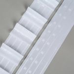 Лента (тесьма) шторная: сборка бантовая (1:2.5) 100 мм / 100 метров