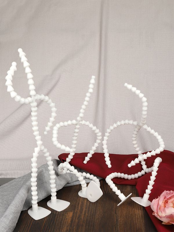 Скелет для кукол и игрушек 55 см, со ступнями ног 10 звеньев, ноги 18 звеньев