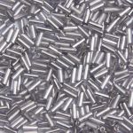 Стеклярус Astra&Craft 5 мм, 150 г (10х15 г), цв. 42А серебристая дымка