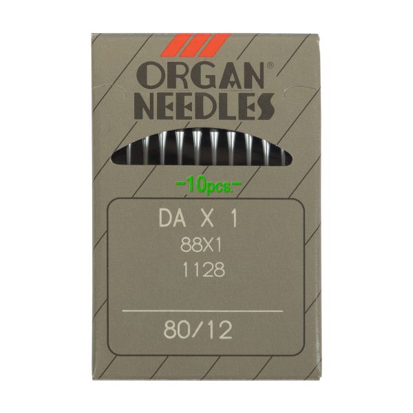 Иглы для промышленных швейных машин Organ DA*1, 10 шт, 080