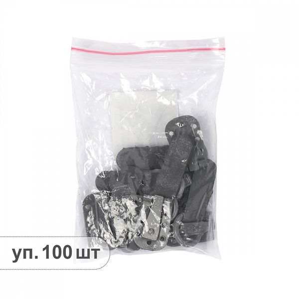 Крючок шубный TBY 50 мм, TBY-0122, цв. S275 серый уп. 100 шт