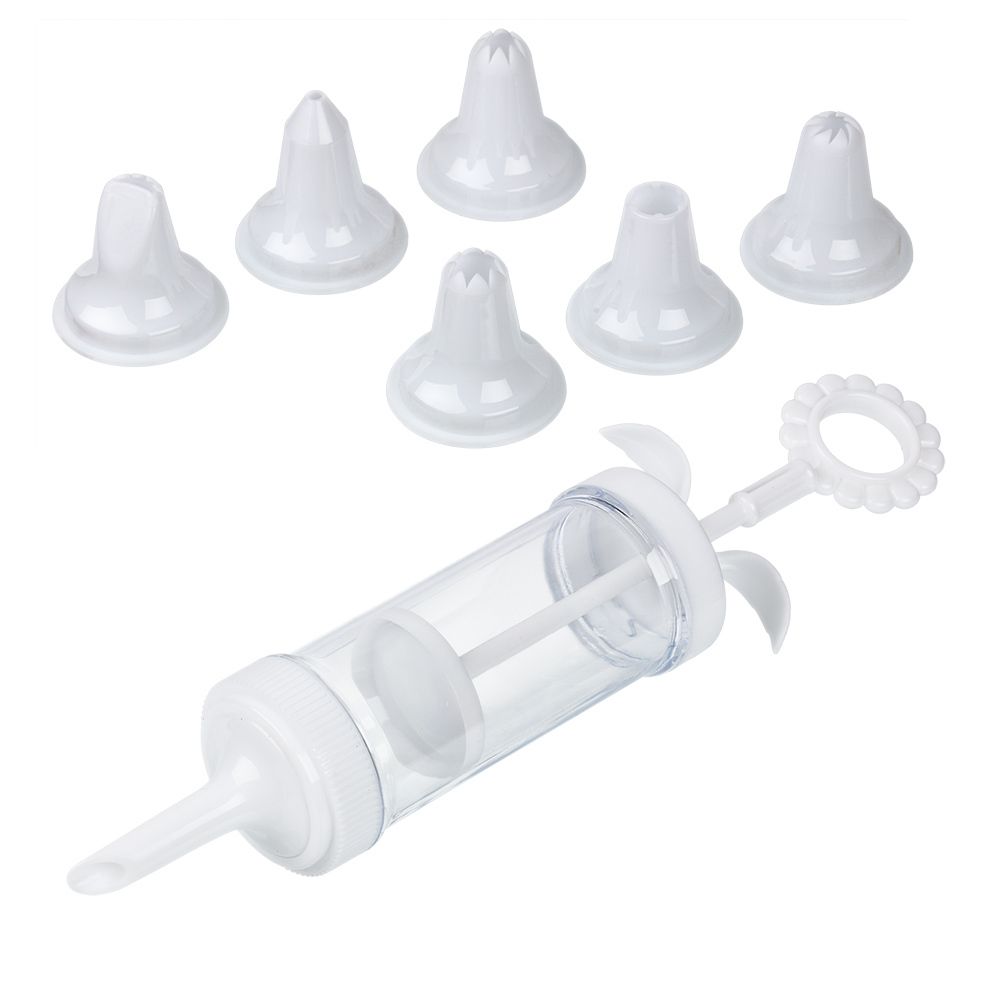 Кондитерский шприц, 1 шт, 7 насадок, S-Chief SHF-0039