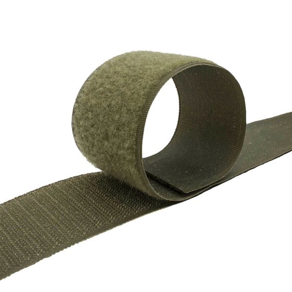 Лента контактная липучка (велкро) пришивная 50 мм / 18.29 метров, 093 хаки, /пара/, кач.
