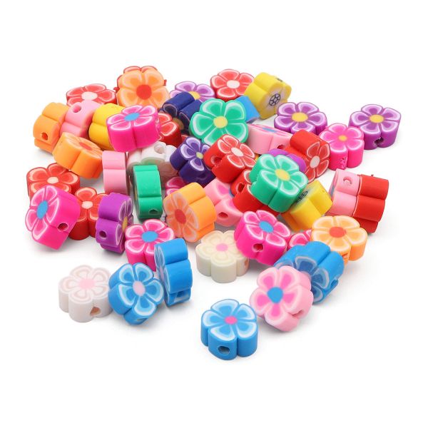 Бусины полимерная глина набор Цветы 1 10 мм, 20г, Astra&Craft