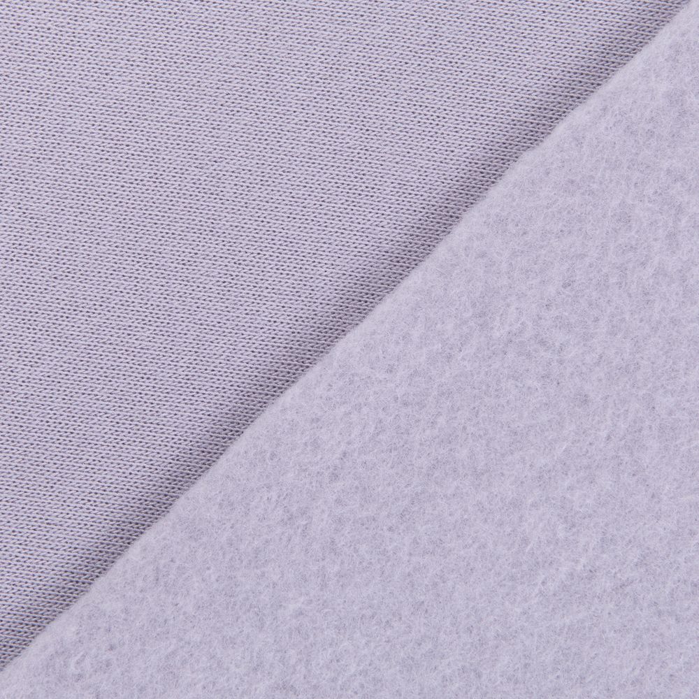 Футер 2-нитка с начесом 275 г/м², 150х180±5 см, серо-сиреневый/grey-lilac, Gamma DBKTN