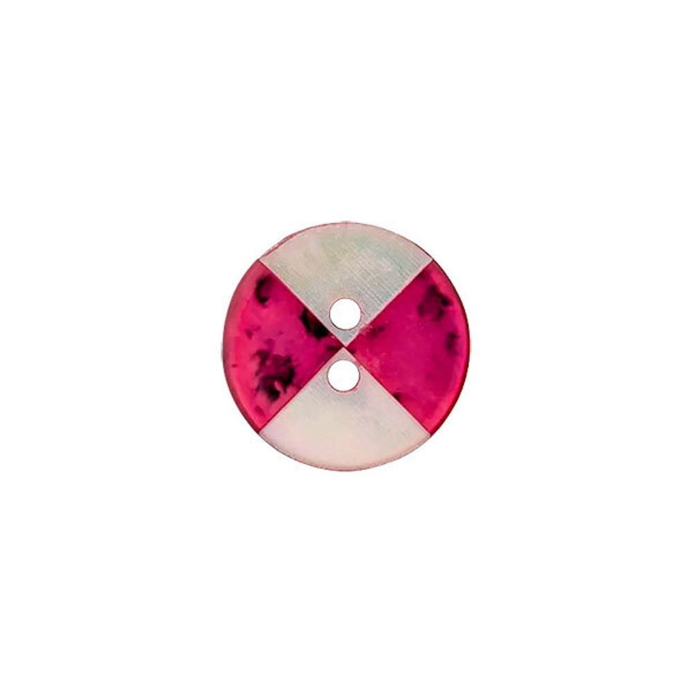 Пуговицы 2 прокола 20мм, перламутр, розовый, Union Knopf by Prym, U0453838020005201-15, 1 шт