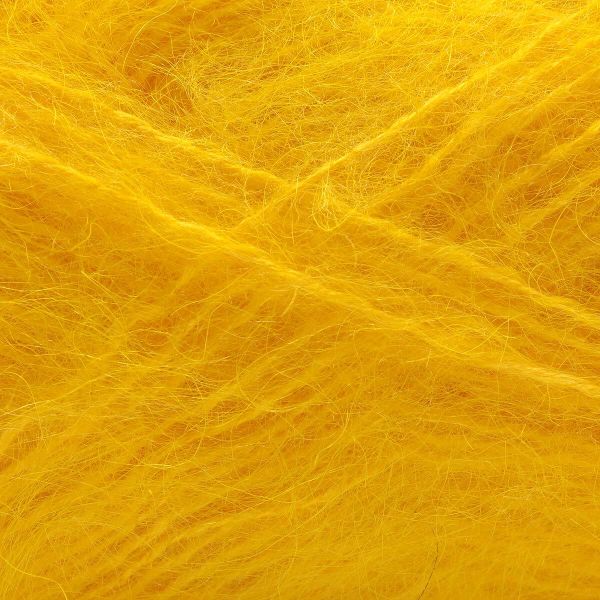 Пряжа YarnArt (ЯрнАрт) Mohair trendy / уп.5 мот. по 100 г, 220м, 136 желтый