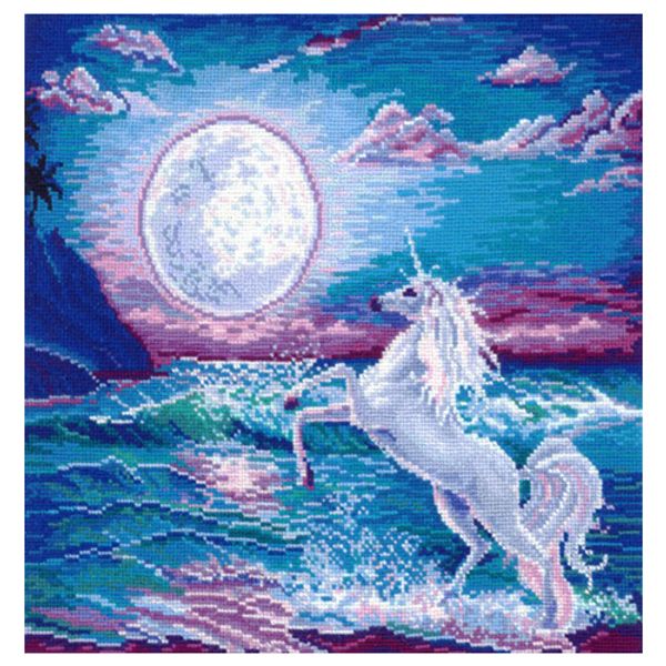 Набор для вышивания нитками Сделай своими руками, Единорог, 29х29 см