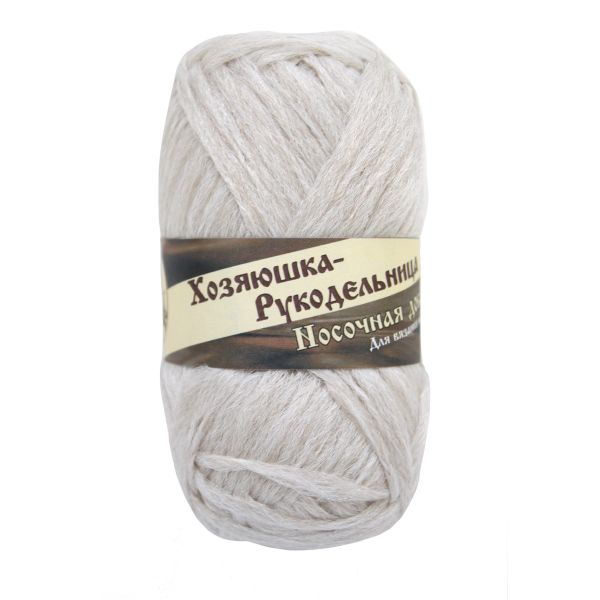 Пряжа Носочная добавка / уп.10 мот. по 50 г, 230 м, светло-серый
