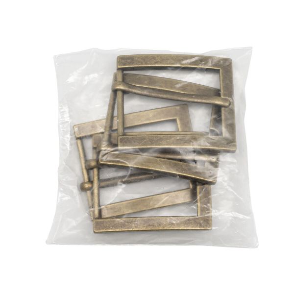 Пряжка ременная металл 30 мм латунь, металл, 4 шт, BIG