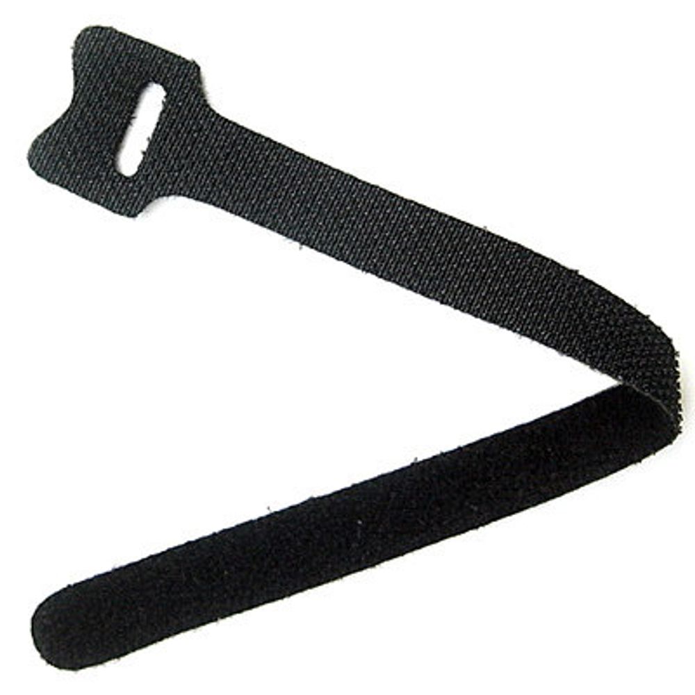 Лента контактная липучка хомут (велкро) 12 мм, 6 шт, ассорти, Gamma LG-6XP, качество "A"