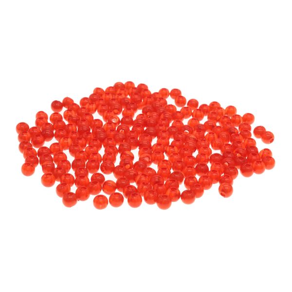 Бусины пластик ⌀4 мм, полупрозрачные, 20 г, 600±20 шт, Astra&Craft, AD049 красный