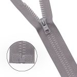 Молния трактор Arta Т6 (6 мм) 1 зам., разъем., 45 см, цв. 217 серо-коричневый, 5 шт