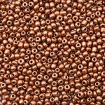 Бисер Astra&Craft 11/0 (2.1 мм), 200 г (10х20 г), цв. 579 медный/непрозрачный, металлик