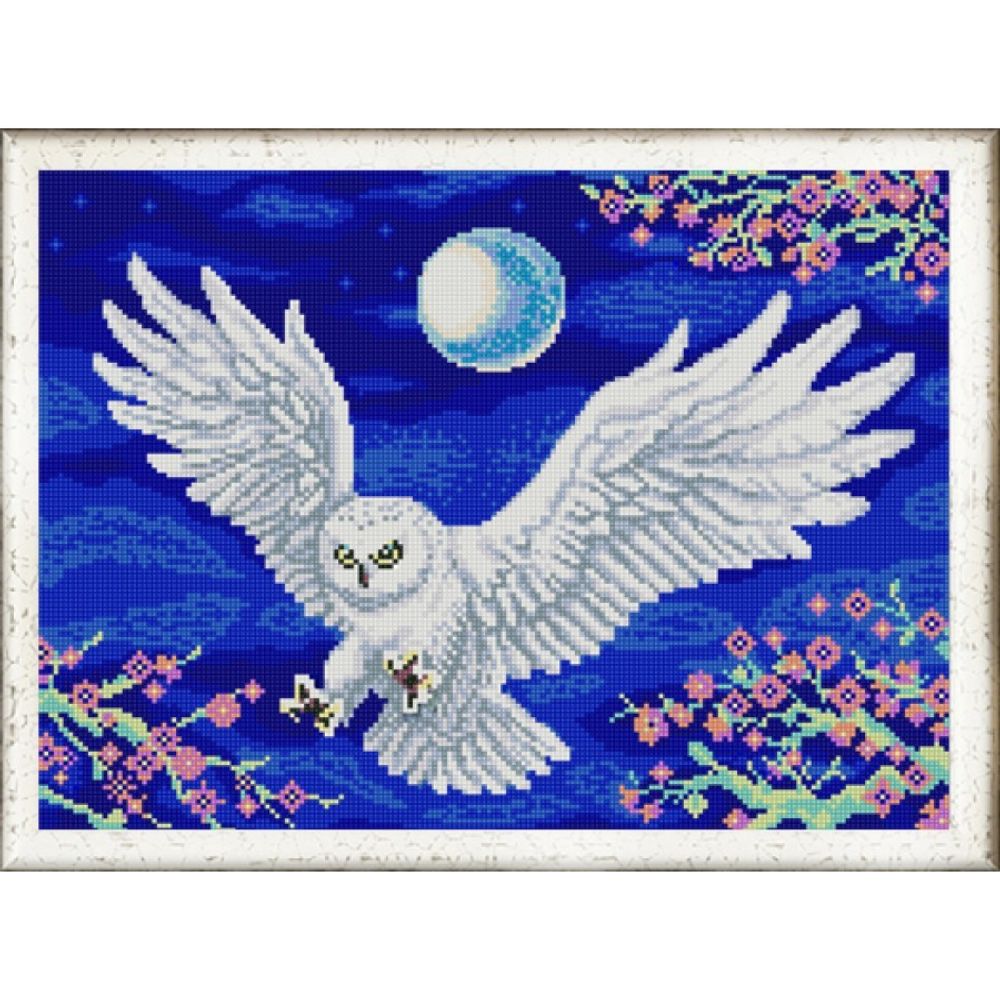 Рисунок для вышивания бисером Конек, 9994 Летящая сова 29х39 см
