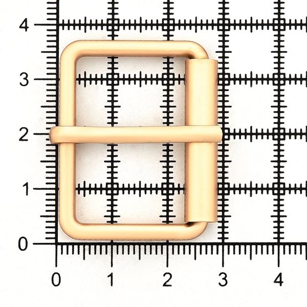 Пряжка прямоугольная 30 мм, металл (Gold Золото матовое), МТ_1864, 6 шт
