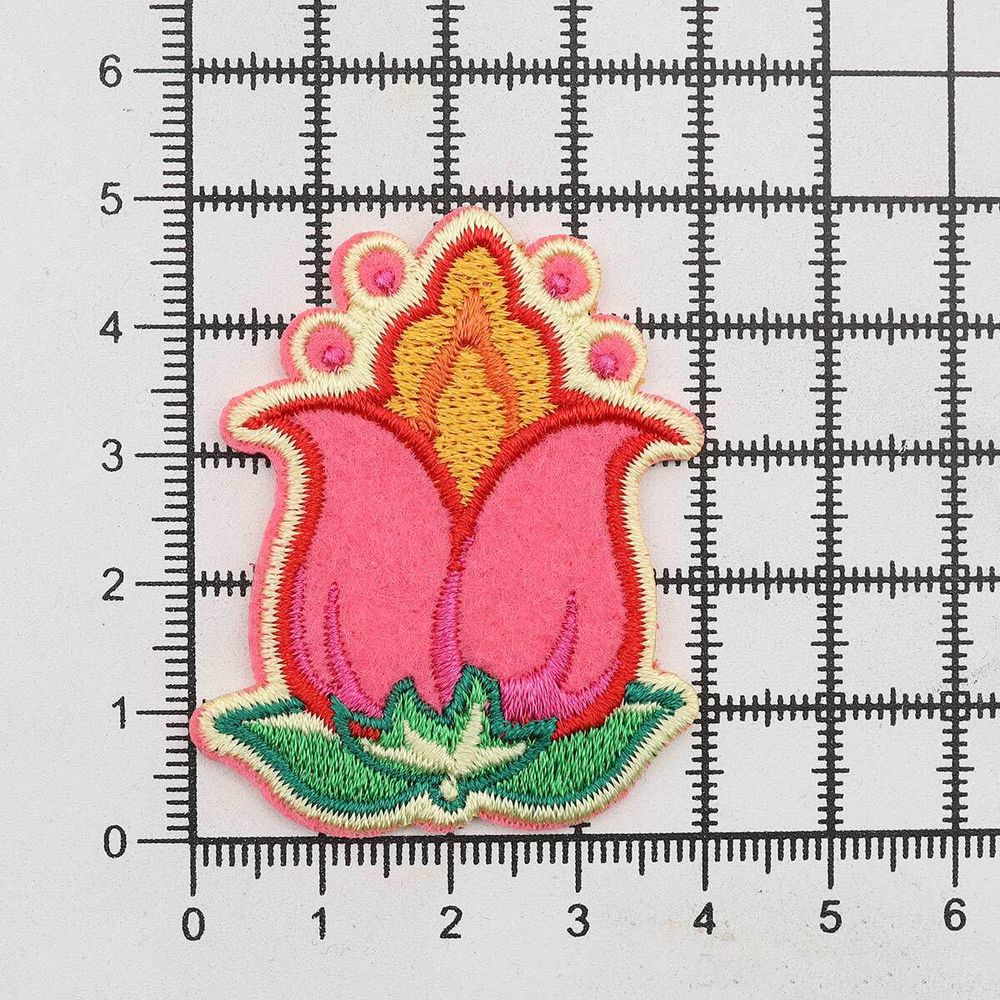 Термоаппликация Цветок, 4х5cm, Hobby&Pro