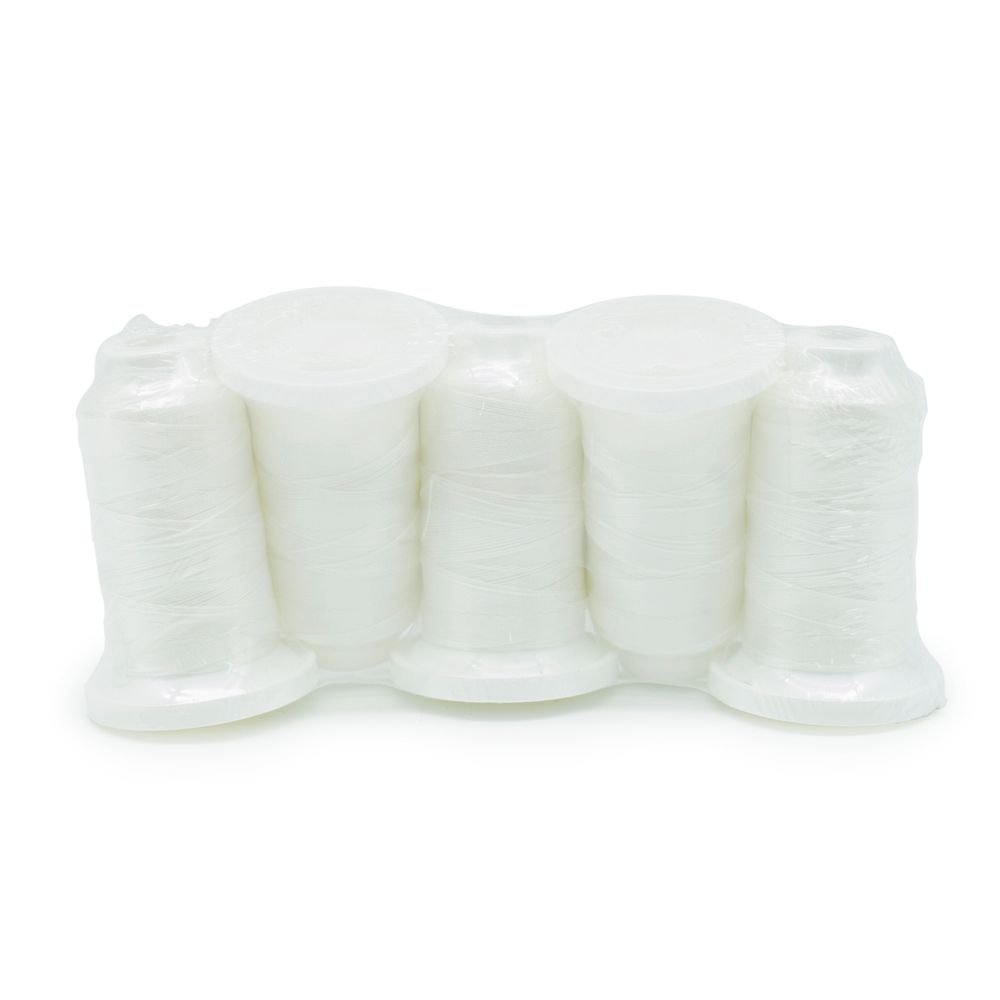 Нитки филаментные 420D/3, 137 м, Астра, 9022 белый